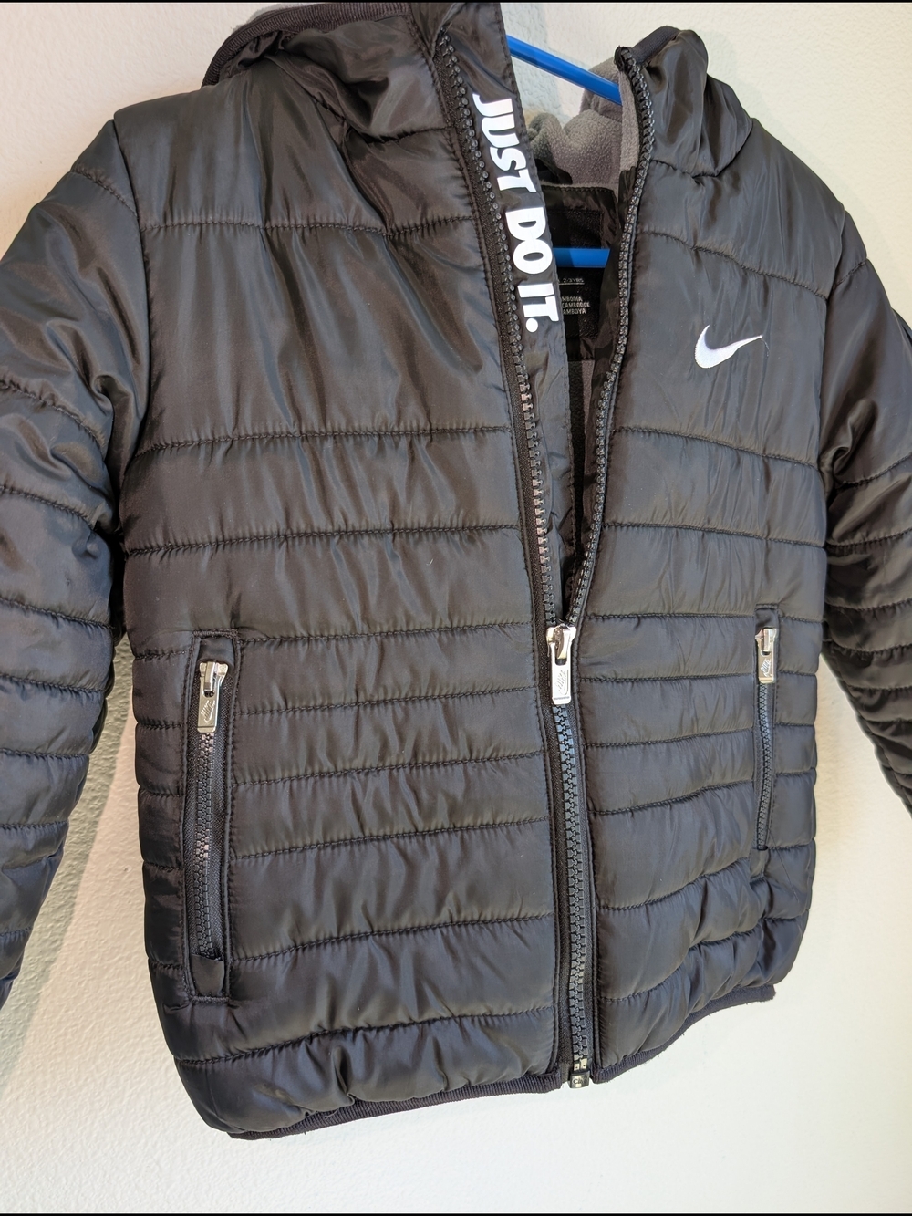 Nike Midweight Water Resistant Fill Jacket Boys Size 2-3 Yrs - Picture 3 of 9